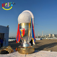 Modèle gonflable de parade de championnat personnalisé, trophée gonflable géant réaliste pour la publicité