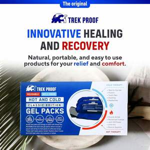Pack de glace et enveloppe de gel chaud/froid 3 pièces populaires – favorise la récupération des douleurs articulaires/musculaires du genou, résistant au micro-ondes et réglable - Product Image 4