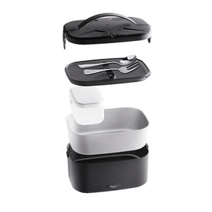 Boîtes à <span class=keywords><strong>lunch</strong></span> auto-chauffantes 80W 3-en-1, chauffe-aliments électrique pour voiture, camion, maison - Product Image 1