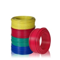 Cable Eléctrico BV THW THHN de 2.5mm 4mm 10mm 16mm, Cable de Cobre Aislado con PVC de un Solo Núcleo, Cable Eléctrico Recubierto de PVC