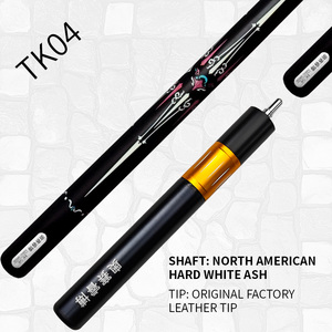 Stecca da Biliardo ASRB CUE TK04 di Alta Qualità, in Legno di Frassino Bianco Nordamericano, Punta in Pelle, Resistente, 20 oz, 145 cm, Modello Ronnie - Product Image 4