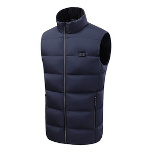 Chaleco Térmico de Invierno para Hombre, USB, Temperatura Constante, Doble Control, Calefacción Inteligente, Ajuste Holgado, Dobladillo Recto, para Deportes al Aire Libre - Product Image 1