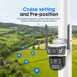 Anywii 4MP 10X Zoom An Ninh Wifi Máy Ảnh Không Dây Ánh Sao Tầm Nhìn Ban Đêm Tự Động Báo Động AI Thông Minh Ngoài Trời Mạng CCTV Máy Ảnh - Product Image 6