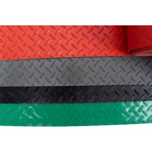 Alfombra de <span class=keywords><strong>Vinilo</strong></span> Ecológica, Impermeable, Duradera y Antideslizante con Patrón de Monedas de Diamante para <span class=keywords><strong>Garaje</strong></span>, Entrada de Supermercado y <span class=keywords><strong>Puerta</strong></span> - Product Image 6