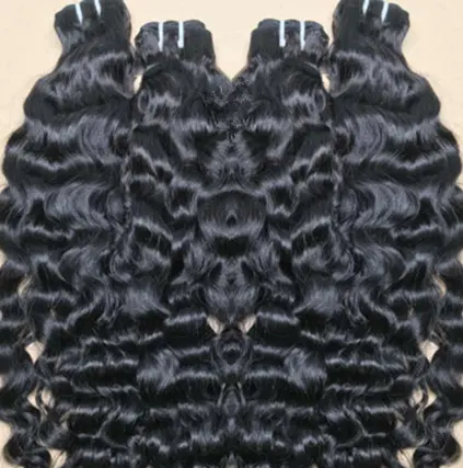 100% Rambut Kamboja Mentah Virgin Belum Diproses, Rambut Keriting Mentah Burma Rambut Keriting Alami Remy Ganda Ditarik, Vendor Rambut Kamboja Mentah