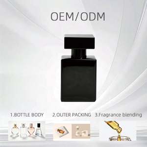 Botella de Perfume Cuadrada Negra de 100 ml, Aromas Personalizados, Venta al por Mayor, Perfume en Aerosol Vacío para Hombre y Mujer - Product Image 3