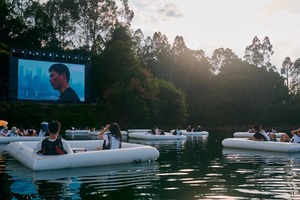 Plate-forme flottante gonflable durable à <span class=keywords><strong>bon</strong></span> prix Offre Spéciale pour regarder des films sur la plage en été - Product Image 3