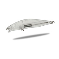 Leurre de pêche flottant non peint 8g/12g, type Minnow, poids fixe, Jerkbait, sans peinture