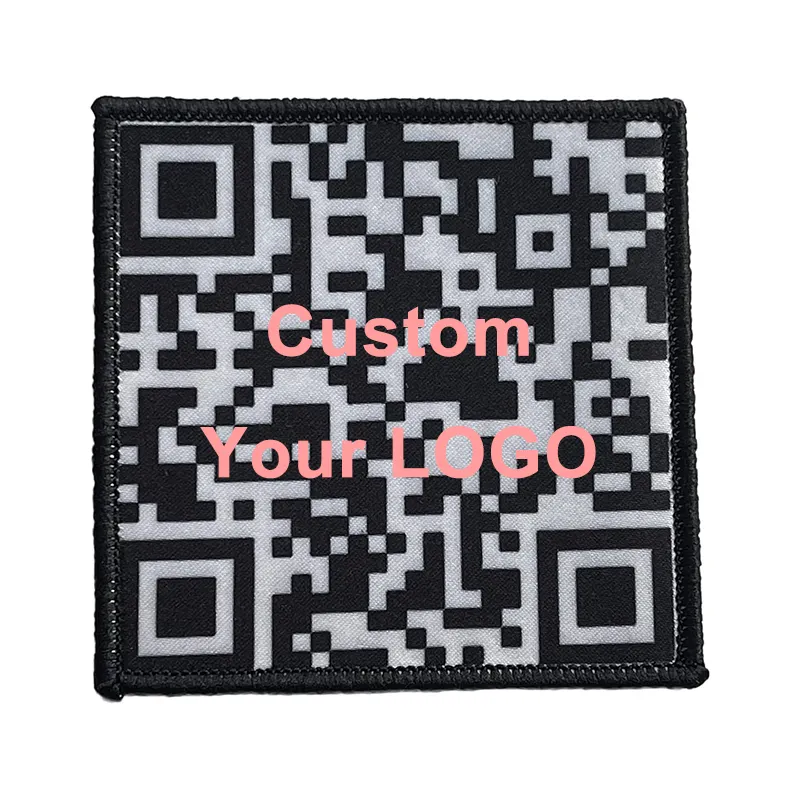 Gacent Excellent Custom Woven Patches To Put On Clothes For Clothing Decoration Embroidery Badge Hook and Loop Patch Clothing