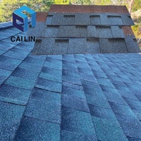 Toit de Villa, matériaux de construction Standard européens et américains, carreaux de toiture en Fiber de verre, de bardage d'asphalte