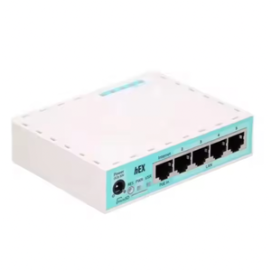Routeur sans fil Mikrotik HEX RB750Gr3 WiFi 2.4G 5G avec cryptage WEP/WPA, prise en charge QoS, double bande, 2 antennes externes, 8 ports LAN (version US) - Product Image 2