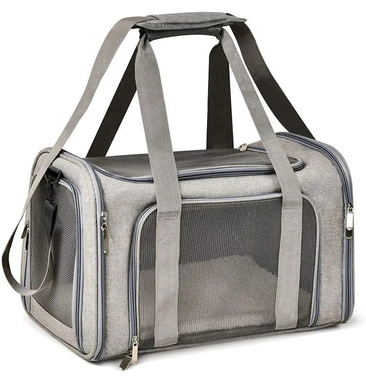 Custom Multi-purpose Portable Outdoor Foldable Breathable Pet Cat Carrier Dog Travel Bag