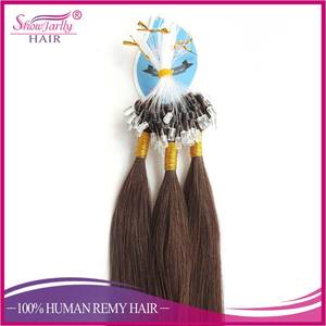 Mẫu 50G <span class=keywords><strong>Micro</strong></span>-Ring Trinh Nữ Tóc Mở Rộng Tự Nhiên Lớp Biểu Bì Phù Hợp Siêu Thẳng Đôi Rút Ra <span class=keywords><strong>Micro</strong></span> Vòng Lặp Con Người Phần Mở Rộng Tóc - Product Image 6