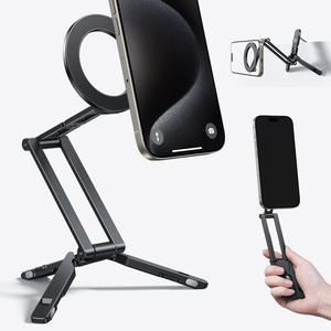 Support de téléphone magnétique en aluminium Lamicall STTP07, adaptateur de photographie avec trou de vis Arca-Swiss 1/4, rotation à 360 degrés, support pour vlog - Product Image 2