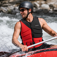 Chaleco Salvavidas Comercial para Rafting en Aguas Abiertas, 120-150N, Neopreno, PFD, Chaleco de Seguridad Ajustable para Kayak y Descenso de Cañones