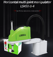 Robot SCARA miniature de 5 kg et 450 mm, robot industriel à 4 axes avec moteur et boîte de vitesses PLC, IP67, pour le chargement, le déchargement et la palettisation