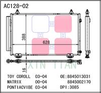 Condensateur de climatisation en aluminium pour Toyota Matrix 2003-2004, référence OE 8845013031 8845002170, neuf, garantie 12 mois