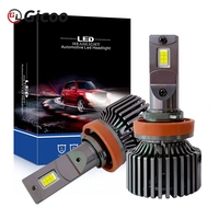 Gicoo F7 12V Nouvelles ampoules LED pour phares de camion et de voiture IP67 en aluminium H7/H11 HB3 HB4 H13 90W 6000K 14000 Lumens, ajustement universel