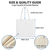 Sac fourre-tout en toile personnalisé avec logo, robuste, en coton 12 oz, réutilisable, pour la publicité promotionnelle