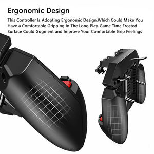 AK77 Mobile Trigger <span class=keywords><strong>Shooter</strong></span> Joystick Game Trigger Phone Cooler Fan con Gamepad Controller - Product Image 3