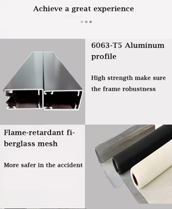 <span class=keywords><strong>Moustiquaire</strong></span> de protection contre les insectes et de ventilation d'air frais rétractable en aluminium pour <span class=keywords><strong>fenêtre</strong></span> coulissante avec <span class=keywords><strong>moustiquaire</strong></span> - Product Image 3