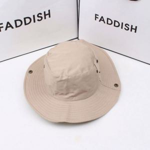 Chapeau de soleil en maille personnalisé à large bord, idéal pour la plage et la pêche, avec cordon - Product Image 3