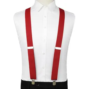 Suspenders For Men Adjustable Size Elastic Y Shape Women Mens Suspenders Heavy Duty Clips