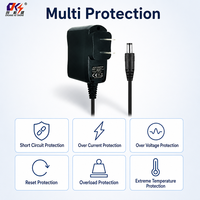 Adaptateur secteur mural personnalisable AC-DC 5V 6V 12V 1A avec prise US, alimentation à découpage pour balance électronique et produits électroniques