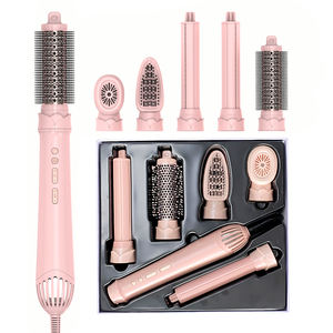 <span class=keywords><strong>Styler</strong></span> Multi-Fonctions 5-en-1 Bivoltage Haute Vitesse : Lisseur, Fer à Boucler, Brosse Soufflante et Sèche-Cheveux - Product Image 1