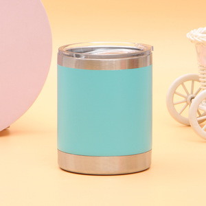 10oz Modern <b>Double</b> <b>Wall</b> 304 Stainless Steel Leakproof Vacuum Tumbler Custom Logo Thermal Coffee <b>Mug</b> for Travel Car Office - Product Image 4