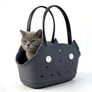Bolsa de Transporte para Mascotas Eva de Moda, con Orejas de Gato, Decoración DIY, Gran Capacidad, Bolso de Viaje para Perros y Gatos, Portátil, para Exteriores - Product Image 2