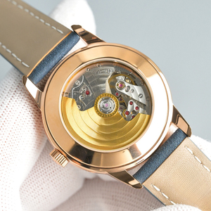 Montre mécanique unisexe 2026 au design minimaliste avec affichage du calendrier complet et lunette dorée pour professionnels haut de gamme - Product Image 6