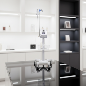 Chariot médical extensible en acier inoxydable de haute qualité TOP1, mobilier hospitalier en métal - Product Image 5