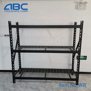 ABCTOOLS Étagères d'entrepôt en acier à 4 niveaux, réglables, sans boulons, robustes, rayonnages empilables industriels, prix bas - Product Image 3