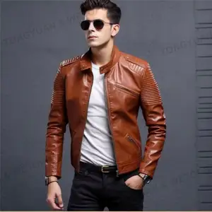 Fashion Trend Men's Coat Men's Leather Jackets Clearance Genuine Mens Leather Jackets On Sale Leather Jackets