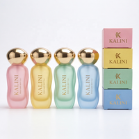 Flacon de parfum de luxe rechargeable en verre vide de 100 ml, avec étiquette personnalisée et boîte, directement de l'usine