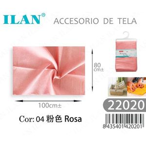 Accessorio in Tessuto Ilan 100x80 Cm Rosa per Arredamento Casa - Product Image 1