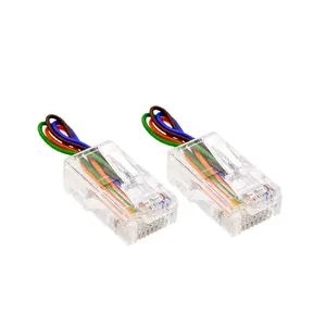RJ45 Loop-back Connector/mini ethernet connector/cat6 connector