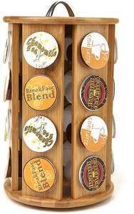 Support de rangement pour capsules de café en bambou écologique, compatible <span class=keywords><strong>Nespresso</strong></span>, pour 24 capsules K-cup - Product Image 3