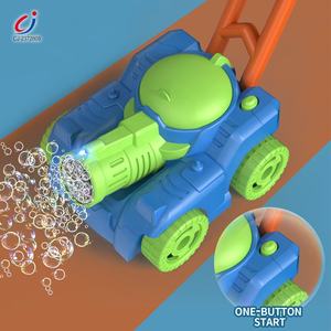 Chengji Outdoor Zomer Speelgoed Automatische Blower Plastic Hand Push Tank Winkelwagen Bubble Grasmaaier Voor Peuters - Product Image 4
