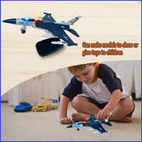 YongnKids-modelo de avión de combate militar para niños, juguete de avión de aire de metal de tamaño mini, 2022