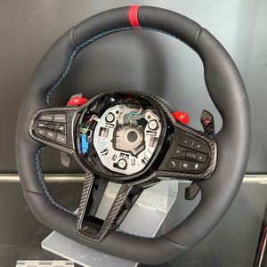 Volant en cuir de performance adaptable pour <span class=keywords><strong>BMW</strong></span> M2 F87 M4 F82 M6 F13 F15 F48 G30 540i <span class=keywords><strong>650</strong></span> G12 G14 G20 - Product Image 3
