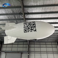 Dirigible Inflable Pequeño con Control Remoto, Dirigible de Helio Personalizado, Globo Zeppelin para Exteriores e Interiores, Publicidad, Promoción, Eventos
