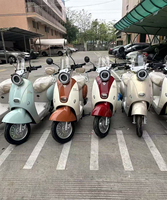GAROW Moto électrique vintage 1000w Streetbike, vitesse maximale 60km/h, Emoped avec phare LED