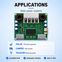 Contrôleur de charge solaire MPPT, conception thermique PCBA FR-4 haute performance, assemblage de circuits imprimés personnalisé, services SMT, fabricant CN/GUA