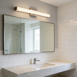 Long Chrome Salle De Bains Dimmable <span class=keywords><strong>Miroir</strong></span> Lampe Décorative Moderne Bain <span class=keywords><strong>LED</strong></span> Applique Murale 5CCT - Product Image 3