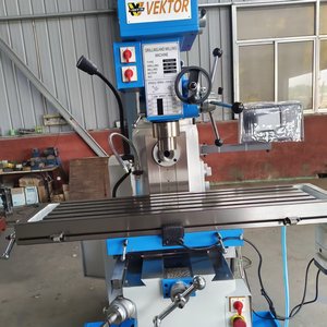 Máquina de Fresado y Taladrado de Alta Velocidad de Servicio Medio, Apta para Trabajos Verticales y Horizontales, ZX6350C Mini, Lista de Promoción para Metal - Product Image 3