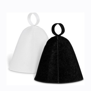 Chapeau de sauna en feutre 100% laine de 5 mm pour salle de bain, chapeau de banya russe pour hommes et femmes - Product Image 1