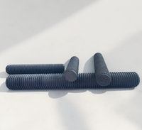 Thread Steel Bule PTFE Finish Stud Bolt Metric with 2 Nuts 2H for Industrial Use Threaded Rods