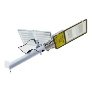 Forniture di illuminazione stradale suburbana diamante SJD100W LED pannello solare colore bianco chiaro nero